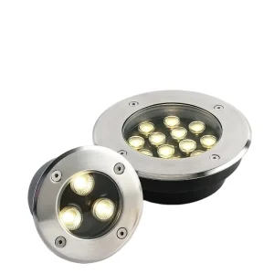 LED Garden Underground Light Circular 9W RGB Color Changing LED Underground Light