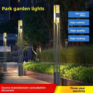 LED Garden Villa Park Street Lamps AC 85-265V Aluminum IP65 Waterproof 30W Outdoor Street Lights