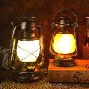 LED Hand Lamp for Camping, Plastic Body, Garden and Outdoor Tent Light