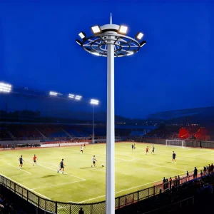 LED High Mast Stadium Light with 8 Meter Lifting Height for School Football Field and Basketball Court