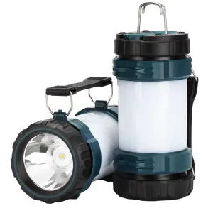 LED IP54 Waterproof Rechargeable 2-in-1 Spotlight and Camping Lamp for Road Use, 5W 500LM