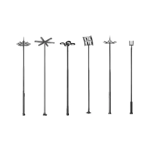 LED IP65 Aluminum High Mast Lighting 30m 35m Pole Tower for Sports Stadiums