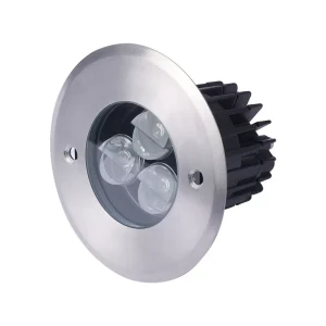 LED Inground Deck Light IP67 Rated Aluminum Stainless Steel Construction Dimmable