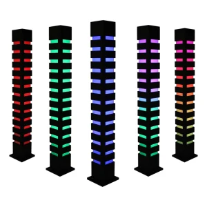 LED Landscape Lighting Color Changing Garden Bollard Light IP65 DC Power Supply