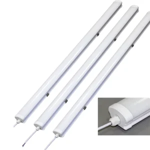 LED Light 2ft 4ft 8ft 20W 48W 60W 3000K 4100K 6000K Cold White Industrial Lamp PC Waterproof Triproof Lighting