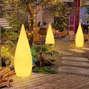 LED Luminous Water Drop Outdoor Solar Energy Saving Hotel Courtyard Shop Garden Lawn Creative Decorative Lamp Light