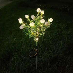 LED Modern Solar Garden Lights Waterproof Sparkler Solar Lights Outdoor for Yard Porch Patio Backyard Decor Present