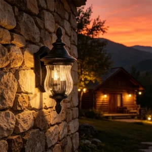 LED Modern Square Aluminum IP44 Waterproof Durable Black Wall Lamp with 5000K Daylight and 1 Year Warranty for Outdoor Patio Use