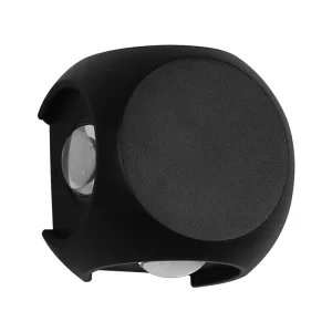 LED Outdoor Ball Wall Lamp IP65 Waterproof Corridor Decorative Spotlight for Garden Exterior Corridor Cross Border Polycarbonate