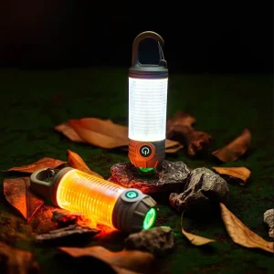 LED Outdoor Camping Light USB Rechargeable Portable Tent Retro Atmosphere Flashlight Lamp