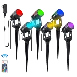 LED Outdoor Decorative Lighting Lawn Light Adjustable RGB Outdoor IP65 Waterproof Landscape Light