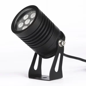 LED Outdoor Garden Spotlight with RGBW/Warm White IP65 Rated Aluminum Alloy Adjustable Beam Angle