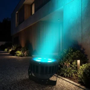 LED Outdoor RGB DMX512 Landscape Spotlight Exterior Facade Lamp 3W 6W 9W 12W 15W 18W 24W 36W Round LED Flood Light Garden