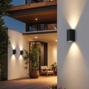 LED Outdoor Waterproof IP65 Wall-Mounted Spotlight for Garden, Courtyard, Balcony, Staircase, Hallway, and Bedroom