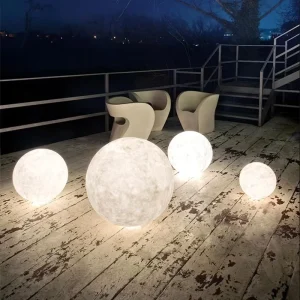 LED Outdoor Waterproof Moon Projection Garden Light with Button
