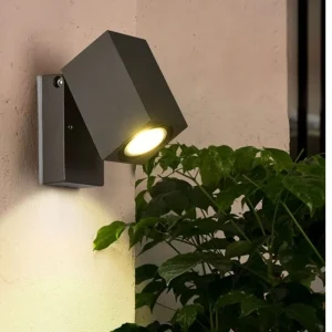 LED Outdoor Waterproof Wall Sconce Modern Minimalist Adjustable Angle Wall Lamp for Bedroom Headboard Balcony