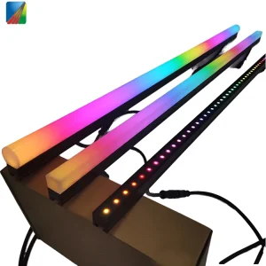 LED Pixel Bar Tube 24V 5050RGB 60 Pixel IP67 Waterproof Beam Lights 1m SK6812 Chrome Cover CRI 85 2 Year Warranty DJ Lighting