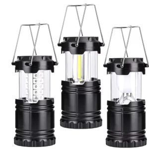 LED Portable Camping Lantern Emergency Outdoor Collapsible Waterproof Light