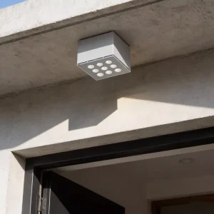 LED Recessed Downlight Ceiling Light Square Shape Wall Light Outdoor Waterproof Dimmable Garden