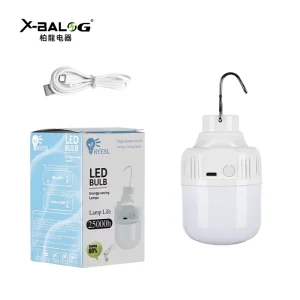 LED Rechargeable Camping Lamp 3-Speed 6000K Daylight Waterproof Outdoor Emergency Lantern