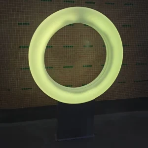 LED Ring Outdoor Lawn Light Plastic Material IP65 Waterproof Resort Garden Courtyard Atmosphere Light Christmas Decorations
