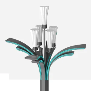LED Road Outdoor Street Garden Lighting Pole AC 220V 110V Aluminum IP65 Waterproof Light Post