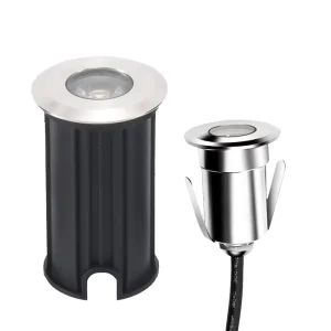 LED Small Waterproof 1W3W Stainless Steel Buried Lamp for Park Square Corner Anchor Pool Lighting 1022