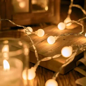 LED Snowflake Fairy Garland IP44 Hanging String Lights 10m Indoor Decorative Lighting for Christmas Tree Wedding Party Garden