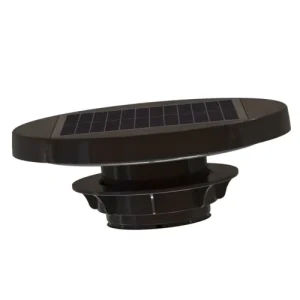 LED Solar Garden Fan with LED Light for Outdoor Garden Decorations