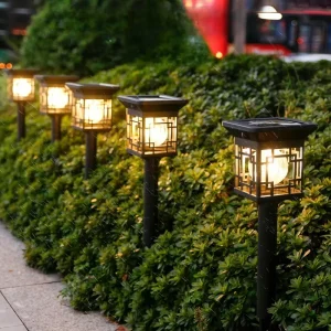 LED Solar Lamp Waterproof IP65 Walkway Lights for Garden Landscape Path Yard Patio Driveway