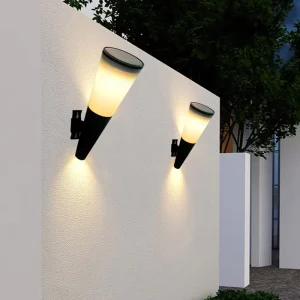 LED Solar Power Lights Path Wall Light Waterproof Automatic Decorative Outdoor Solar Street Light