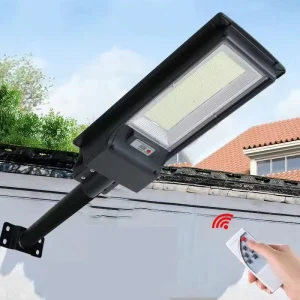 LED Solar Street Light 300W 600W Outdoor Lighting Motion Sensor Solar Road Light IP65 Outdoor Garden Yard with Remote Pole