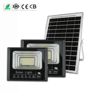 LED Solar Street Light 400W IP67 ABS Waterproof Outdoor Home Lighting