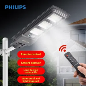 LED Solar Street Light Head IP65 Waterproof Outdoor Floodlight Courtyard Rural Spotlight Lighting Fixture
