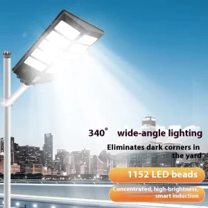 LED Solar Street Light IP65 Integrated Outdoor for Roads Highways Gardens ABS Body CE Certified