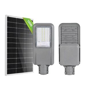 LED Solar Street Light Monocrystalline Solar Panel 80W 160W Waterproof Battery Sensor Control