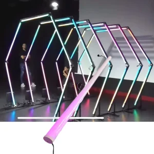 LED Stage Tube Lights 270 Degree 30mm RGB Hanging Horizontal Mounting Tube DMX512 for DJ Club and Party