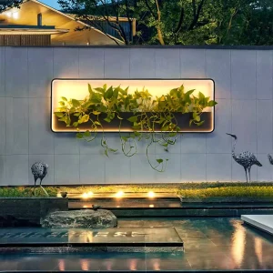 LED Stainless Steel Outdoor Wall Lamp IP65 AC Power Supply Wall Mounted