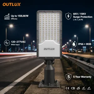 LED Street Light 150LM/W 50-300W Waterproof IP65 Road Lighting for Highway Expressway Overpass