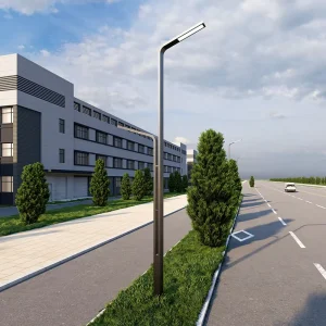 LED Street Light Modern Outdoor Waterproof IP65 Street Square Garden Lighting Single Double Arm High Pole Street Lights