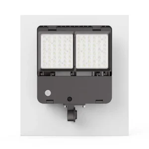 LED Street Light UL Certification 150W IP65 Pole Wall Mount Motion Sensor Aluminum Alloy Street Parking Lot Fixture