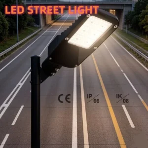 LED Street Light for Highway, Parking, Factory Road Lighting High Lumen 150lm/w Road Illumination with Photocell Sensor