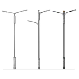 LED Street Light with IP65 Street Lighting Pole, 30W-200W, Road Application, DC Power Supply