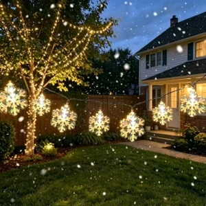 LED String Lights Fairy Lights Star-shaped Stall Lights Garden Camping Tent Atmosphere Lights Waterproof Crystal Lighting