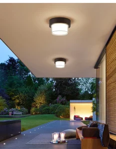 LED Surface-Mounted Waterproof Ceiling Light, 110-220V, for Hallways, Balconies, Corridors, Staircases, Villas and Courtyards