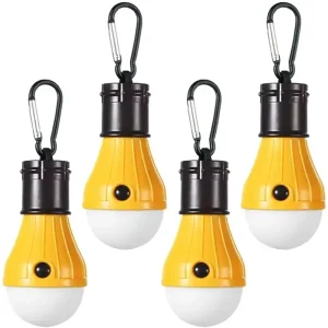 LED Tent Lantern, Battery-Powered Waterproof Portable Emergency Light for Hiking, Fishing, Camping, and Household Use