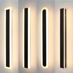 LED Wall Light Long Strip Outdoor Wall Lamps Exterior Wall IP65 Waterproof Lighting for Garden Villa Balcony Courtyard