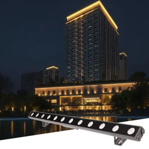 LED Wall Washer Light 48W 72W DMX512 IP65 Outdoor Linear Facade Lighting RGBW Architectural Building Lighting