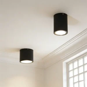 LED Waterproof 3000K Aluminum Alloy Circular Surface-Mounted Tube Light for Villa Balcony Ceiling or Outdoor Wall