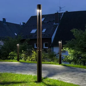 LED Waterproof Outdoor Street Lamp IP65 Aluminum Body High Pole 85-265V for Garden Villa Park Courtyard Landscape Lighting